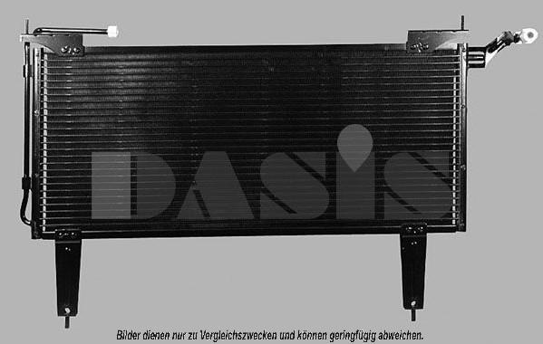 AKS Dasis 022150N - Конденсатор кондиционера autospares.lv