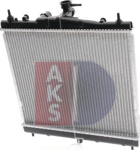 AKS Dasis 070078N - Радиатор, охлаждение двигателя autospares.lv