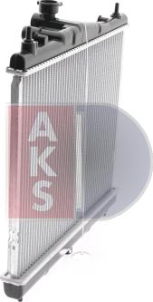 AKS Dasis 070078N - Радиатор, охлаждение двигателя autospares.lv