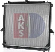 AKS Dasis 070138N - Радиатор, охлаждение двигателя autospares.lv