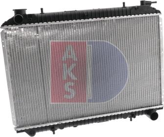 AKS Dasis 072330N - Радиатор, охлаждение двигателя autospares.lv