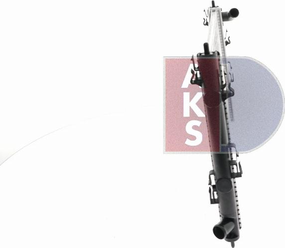 AKS Dasis 140093N - Радиатор, охлаждение двигателя autospares.lv