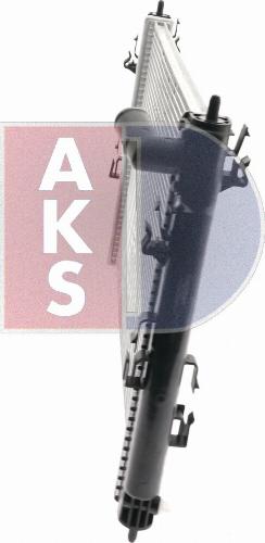 AKS Dasis 140093N - Радиатор, охлаждение двигателя autospares.lv