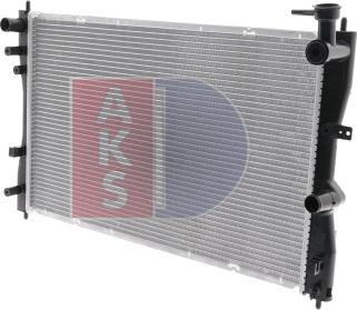 AKS Dasis 140078N - Радиатор, охлаждение двигателя autospares.lv