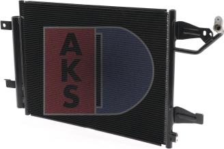 AKS Dasis 142023N - Конденсатор кондиционера autospares.lv