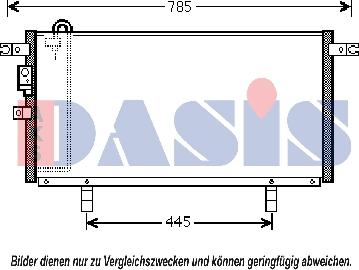 AKS Dasis 142027N - Конденсатор кондиционера autospares.lv