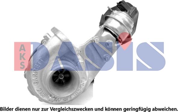 AKS Dasis 155041N - Турбина, компрессор autospares.lv