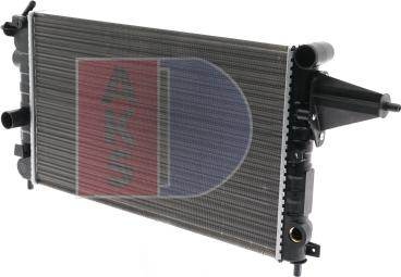 AKS Dasis 150950N - Радиатор, охлаждение двигателя autospares.lv