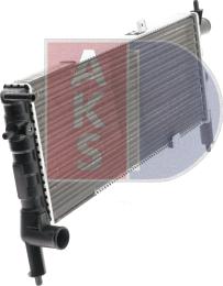 AKS Dasis 150690N - Радиатор, охлаждение двигателя autospares.lv