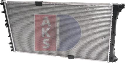 AKS Dasis 150054N - Радиатор, охлаждение двигателя autospares.lv