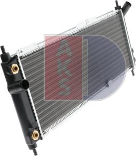 AKS Dasis 150019N - Радиатор, охлаждение двигателя autospares.lv