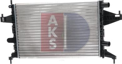 AKS Dasis 150011N - Радиатор, охлаждение двигателя autospares.lv