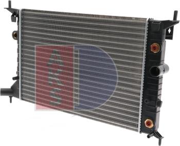 AKS Dasis 150800N - Радиатор, охлаждение двигателя autospares.lv