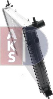 AKS Dasis 151500N - Радиатор, охлаждение двигателя autospares.lv