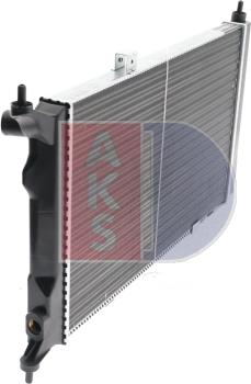 AKS Dasis 151720N - Радиатор, охлаждение двигателя autospares.lv