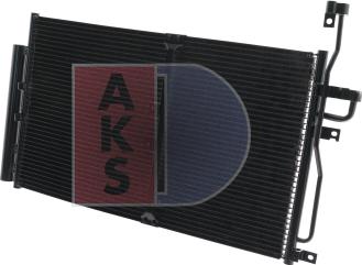 AKS Dasis 152036N - Конденсатор кондиционера autospares.lv