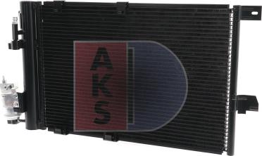 AKS Dasis 152150N - Конденсатор кондиционера autospares.lv