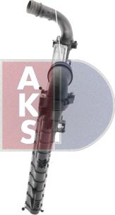 AKS Dasis 157033N - Интеркулер, теплообменник турбины autospares.lv