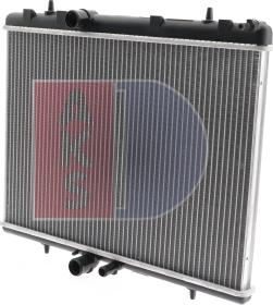AKS Dasis 160099N - Радиатор, охлаждение двигателя autospares.lv