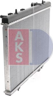 AKS Dasis 160011N - Радиатор, охлаждение двигателя autospares.lv