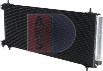 AKS Dasis 162002N - Конденсатор кондиционера autospares.lv
