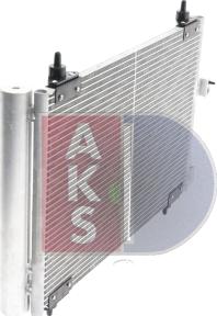 AKS Dasis 162007N - Конденсатор кондиционера autospares.lv