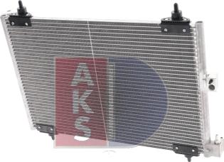 AKS Dasis 162007N - Конденсатор кондиционера autospares.lv