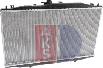 AKS Dasis 100038N - Радиатор, охлаждение двигателя autospares.lv