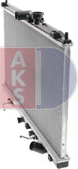 AKS Dasis 100210N - Радиатор, охлаждение двигателя autospares.lv