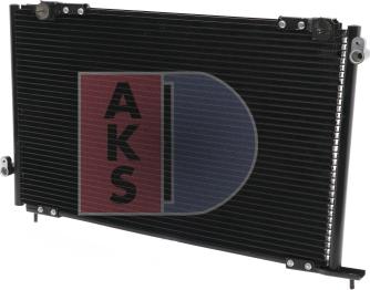 AKS Dasis 102160N - Конденсатор кондиционера autospares.lv