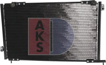 AKS Dasis 102160N - Конденсатор кондиционера autospares.lv