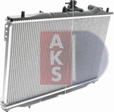 AKS Dasis 110270N - Радиатор, охлаждение двигателя autospares.lv