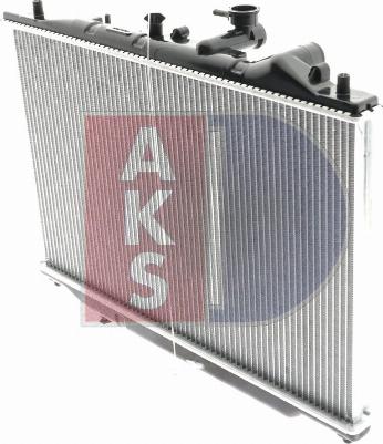 AKS Dasis 110270N - Радиатор, охлаждение двигателя autospares.lv