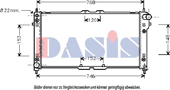 AKS Dasis 111030N - Радиатор, охлаждение двигателя autospares.lv