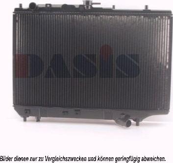 AKS Dasis 111020N - Радиатор, охлаждение двигателя autospares.lv