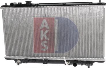 AKS Dasis 111270N - Радиатор, охлаждение двигателя autospares.lv