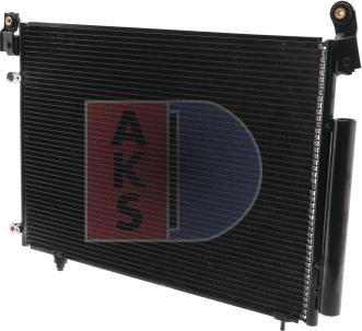 AKS Dasis 112022N - Конденсатор кондиционера autospares.lv