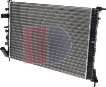 AKS Dasis 180290N - Радиатор, охлаждение двигателя autospares.lv