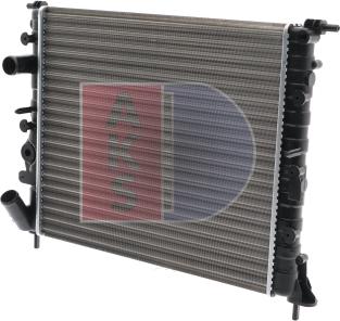 AKS Dasis 180240N - Радиатор, охлаждение двигателя autospares.lv