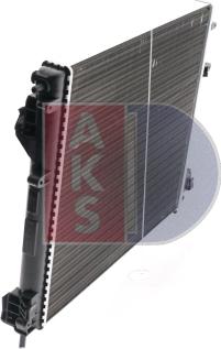 AKS Dasis 181670N - Радиатор, охлаждение двигателя autospares.lv