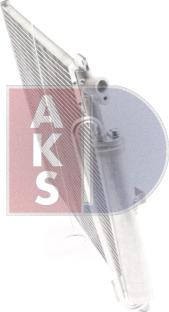 AKS Dasis 182035N - Конденсатор кондиционера autospares.lv