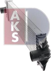 AKS Dasis 187014N - Интеркулер, теплообменник турбины autospares.lv