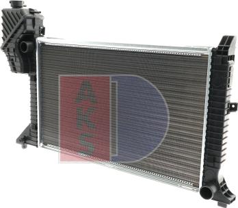 AKS Dasis 134950N - Радиатор, охлаждение двигателя autospares.lv