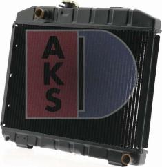 AKS Dasis 130240N - Радиатор, охлаждение двигателя autospares.lv