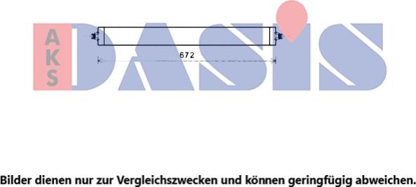 AKS Dasis 126000N - Масляный радиатор, двигательное масло autospares.lv