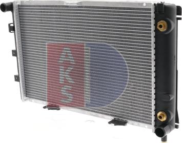AKS Dasis 120410N - Радиатор, охлаждение двигателя autospares.lv