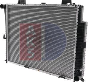 AKS Dasis 120590N - Радиатор, охлаждение двигателя autospares.lv
