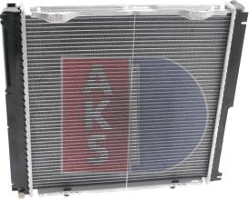 AKS Dasis 120044N - Радиатор, охлаждение двигателя autospares.lv