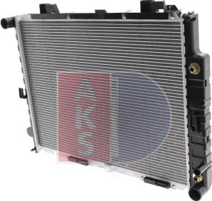 AKS Dasis 120054N - Радиатор, охлаждение двигателя autospares.lv