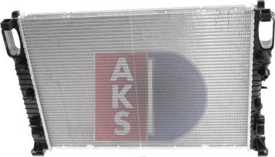 AKS Dasis 120008N - Радиатор, охлаждение двигателя autospares.lv